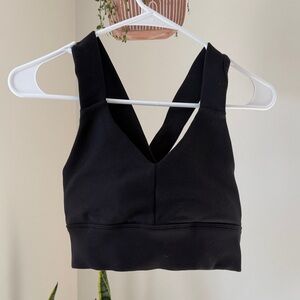 ALO Yoga Charcoal Ribbed Top